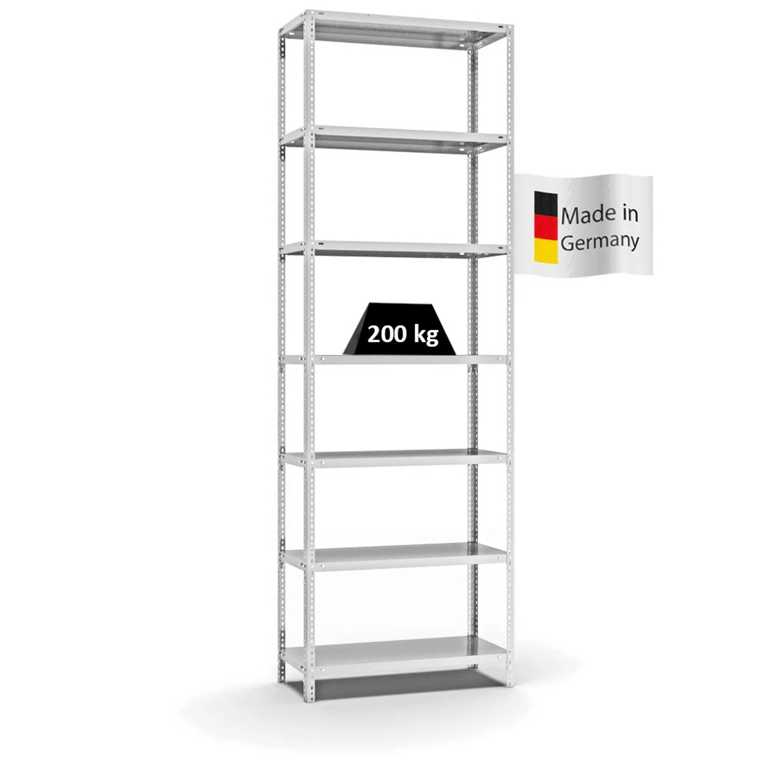 PROREGAL Fachbodenregal Schraubsystem Medium-Duty Grundregal HxBxT 300 x 10 günstig online kaufen