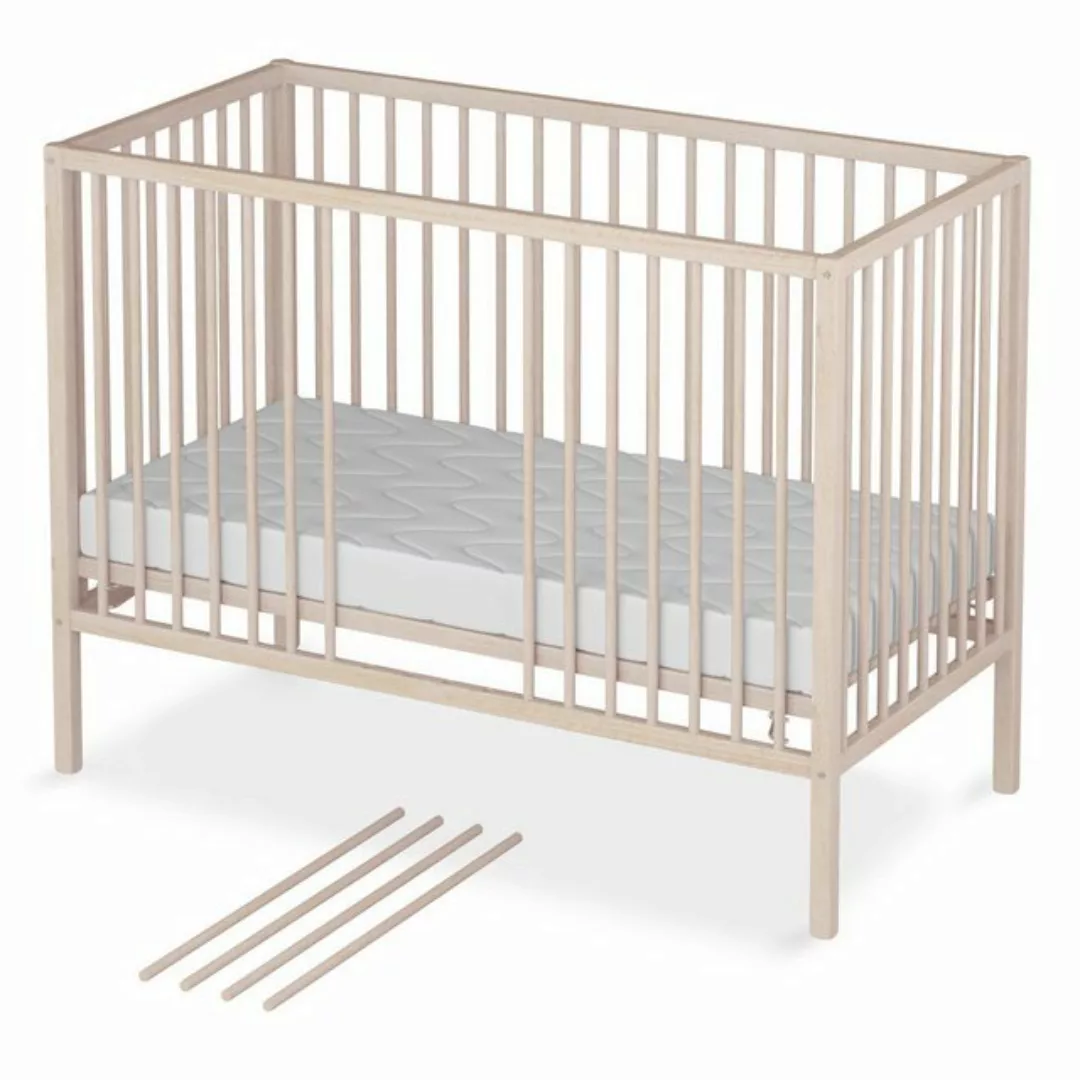 Sämann Babybett Babybett Sleepy 60x120 cm Matratze BASIC Delight, natur günstig online kaufen