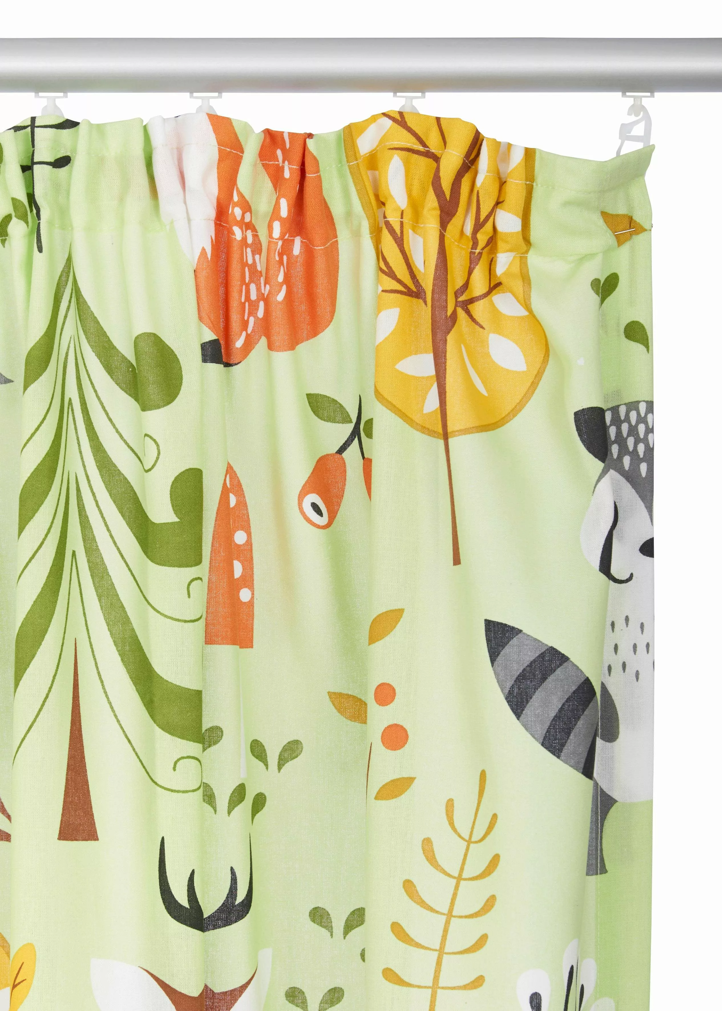 my home Gardine Waldtiere, Kräuselband (1 günstig online kaufen