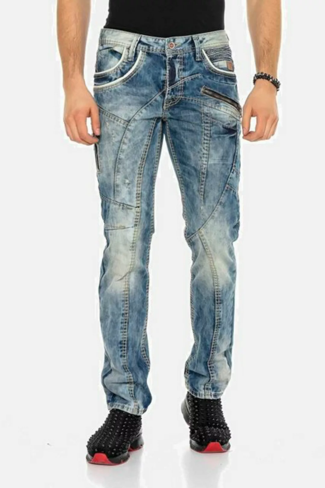 Cipo & Baxx 5-Pocket-Jeans "Jeans", in Straight Fit, C-1150 günstig online kaufen