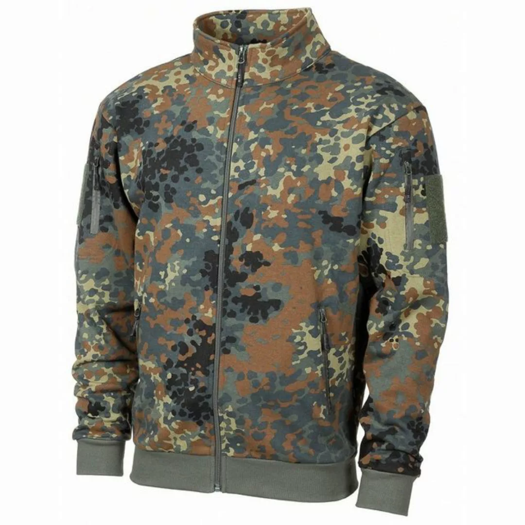 MFH Outdoorjacke Sweatjacke, "Tactical", flecktarn XL günstig online kaufen