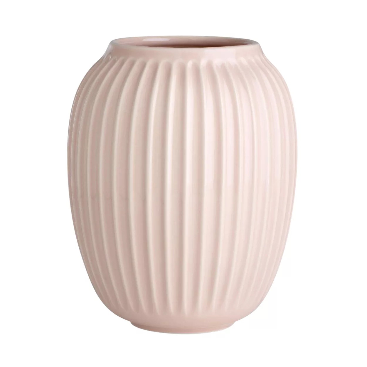 Kähler - Hammershøi Vase H 20cm - rosa/H 20cm / Ø 16,5cm günstig online kaufen