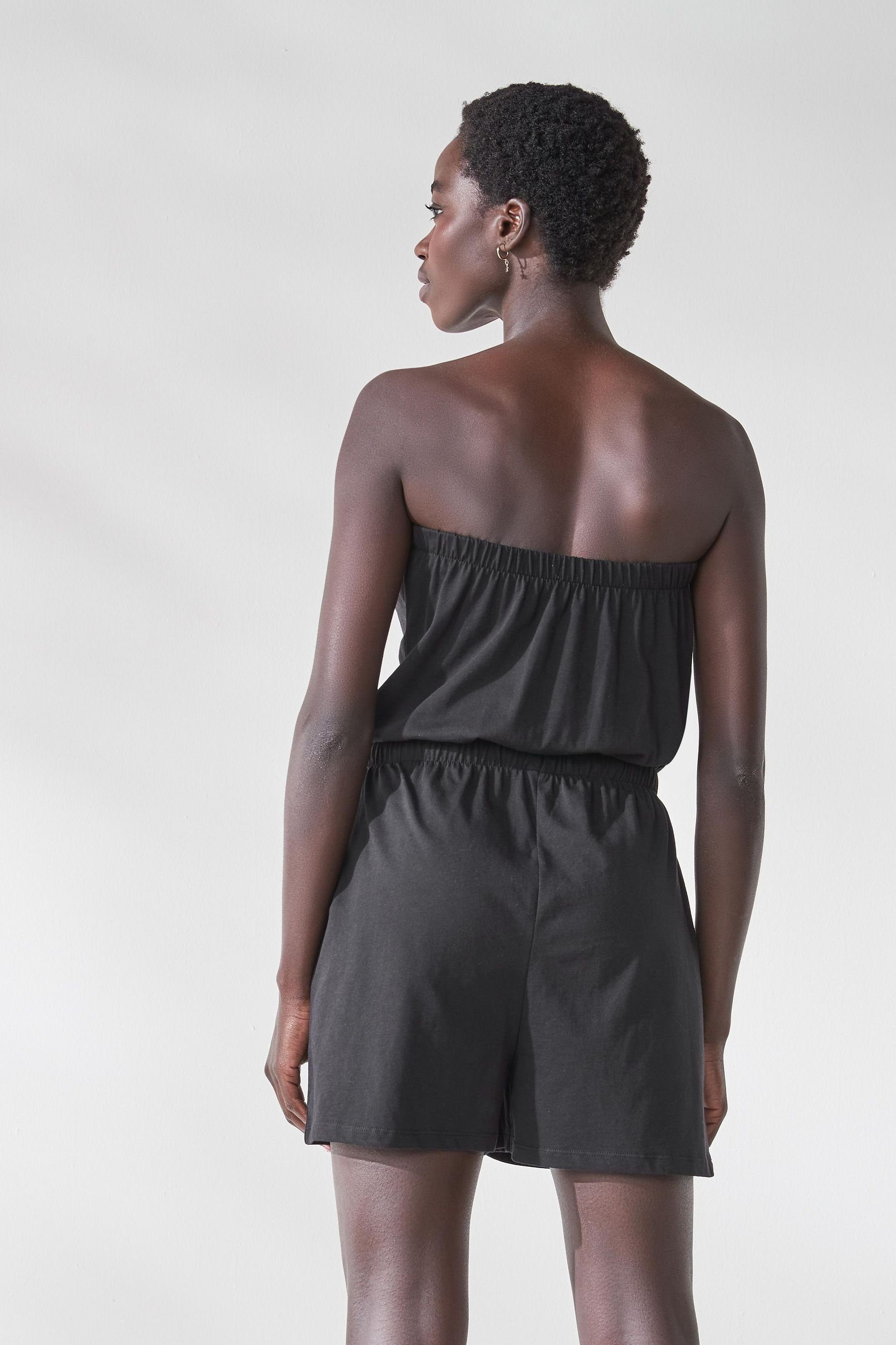 Next Playsuit Gesmokter Bandeau-Playsuit (1-tlg) günstig online kaufen