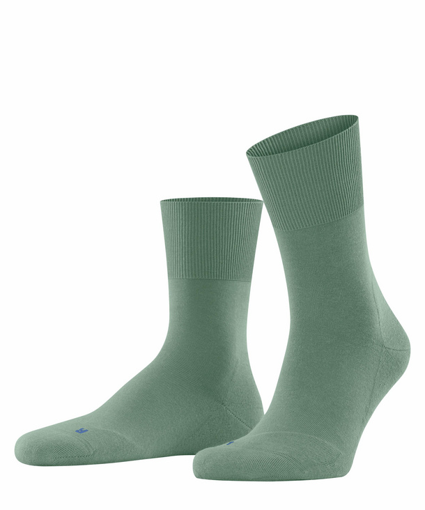 FALKE Run Socken, 42-43, Grün, Uni, Baumwolle, 16605-753803 günstig online kaufen