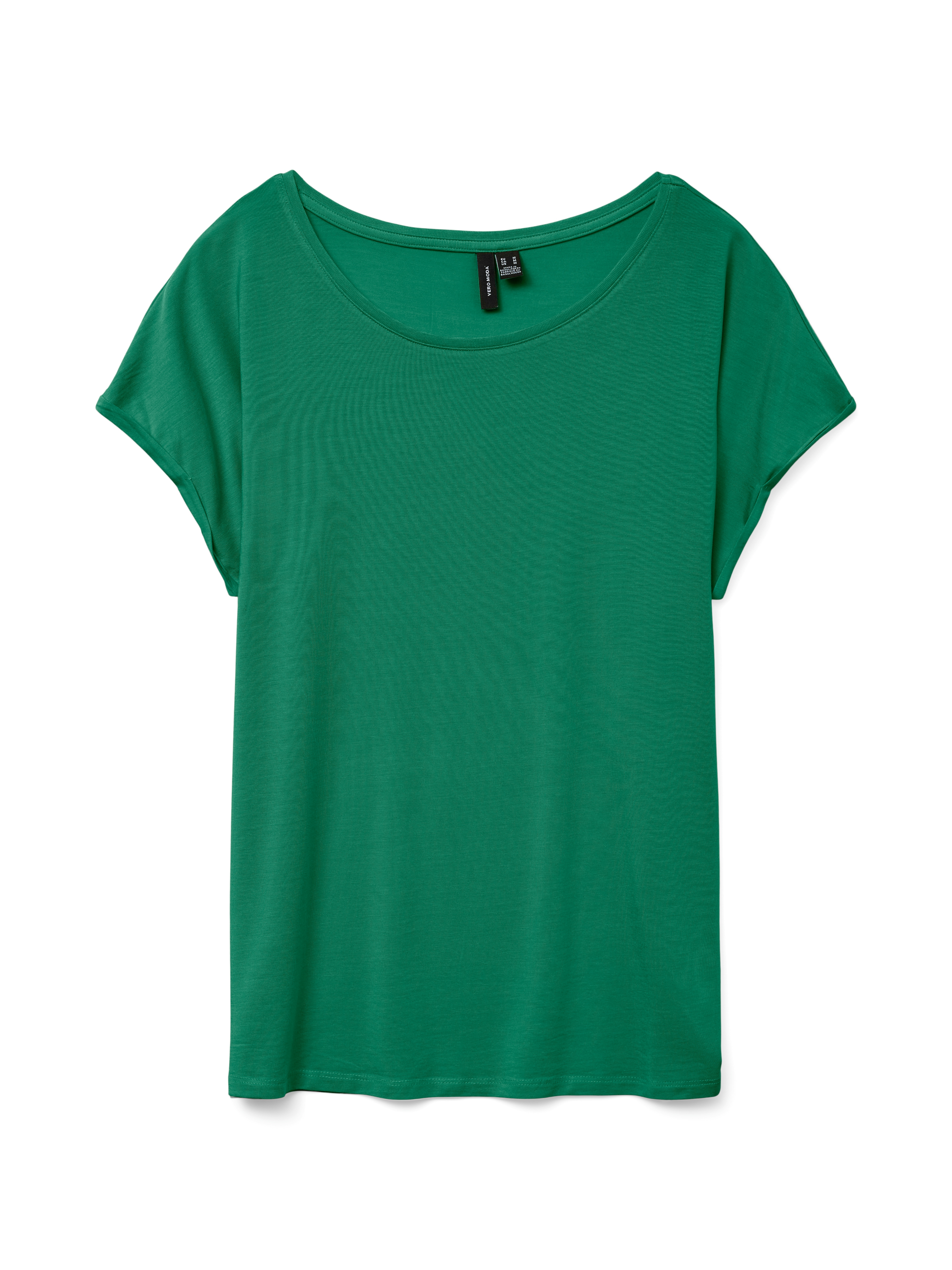 Vero Moda Rundhalsshirt "VMAVA PLAIN SS TOP GAJRS NOOS" günstig online kaufen