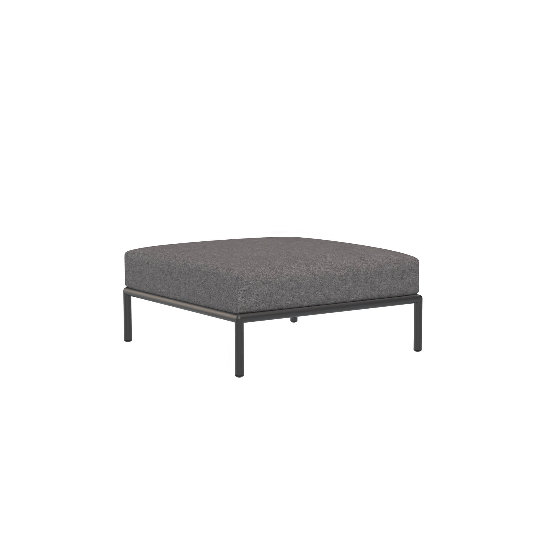 LEVEL2 Outdoor Ottoman Lounge-Modul 3 Schiefer Dunkelgrau günstig online kaufen