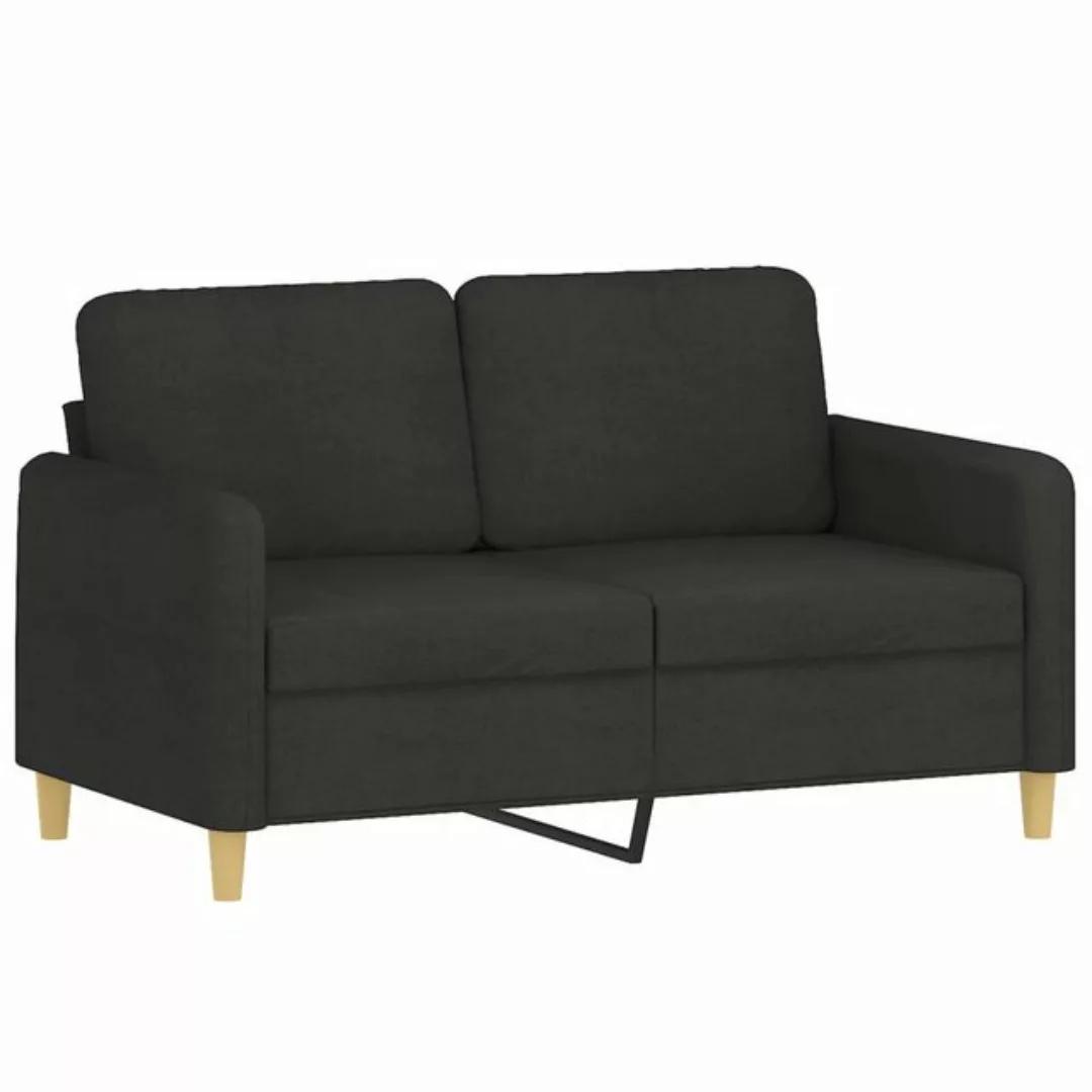 vidaXL Sofa, 2-Sitzer-Sofa Schwarz 120 cm Stoff günstig online kaufen