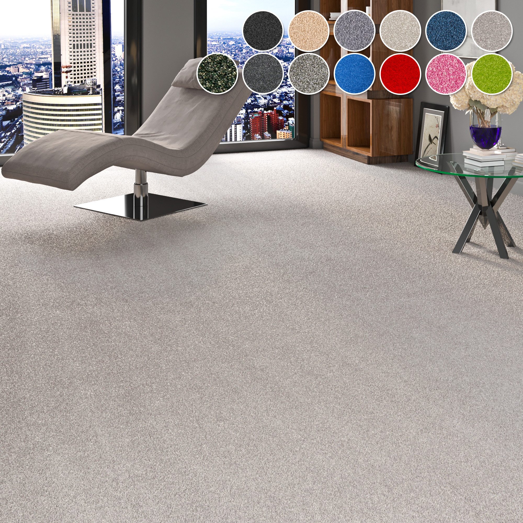 my home Teppichboden »Zephyra, Schlinge, Made in Netherlands«, rechteckig, günstig online kaufen