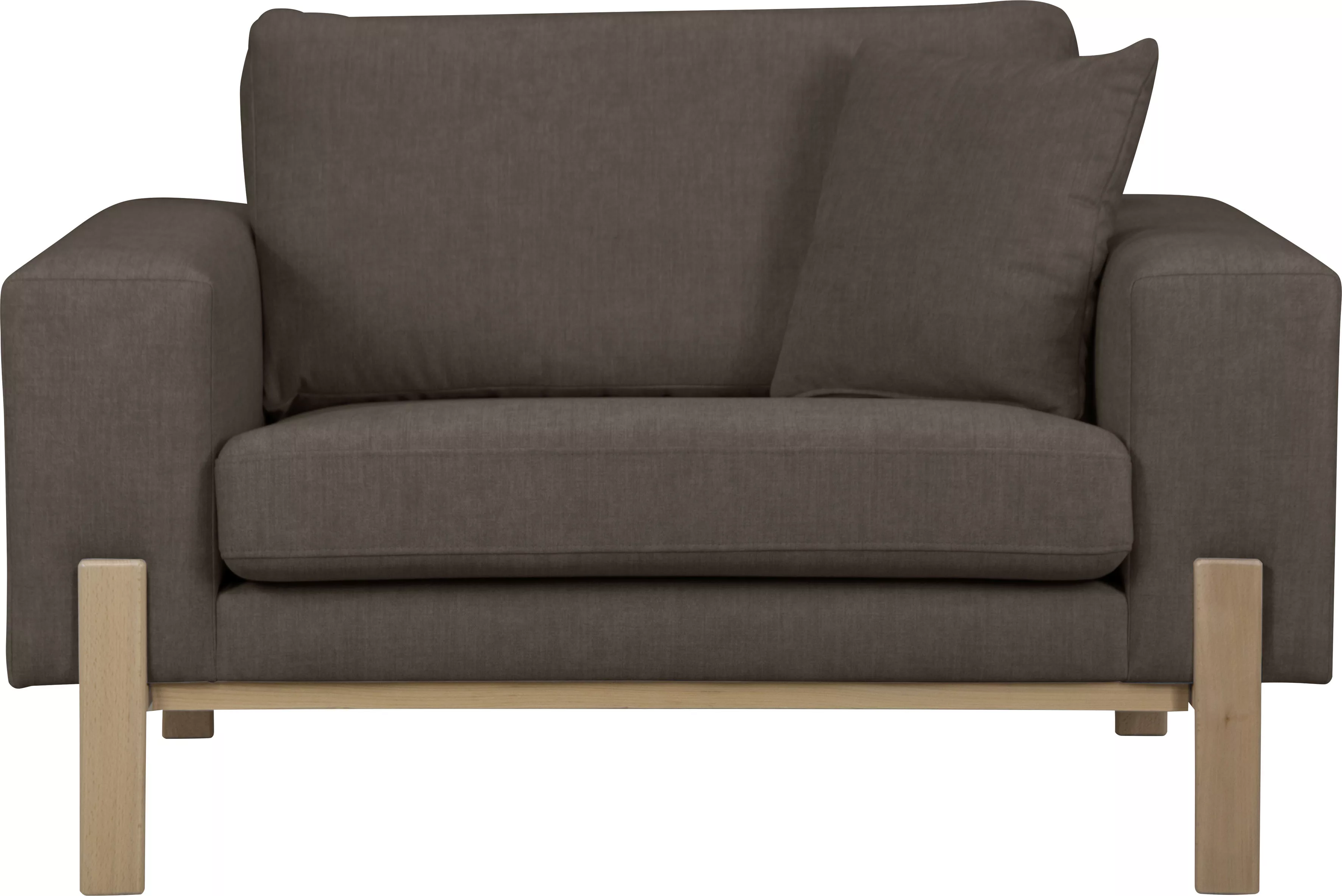 OTTO products Loveseat "Hanne Sessel mit Holzrahmen", Verschiedene Bezugsqu günstig online kaufen