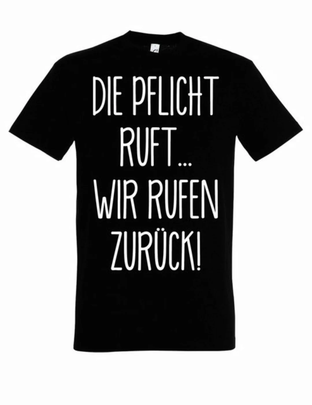 Youth Designz Print-Shirt Herren T-Shirt "Die Pflicht ruft" Fun-Print lusti günstig online kaufen