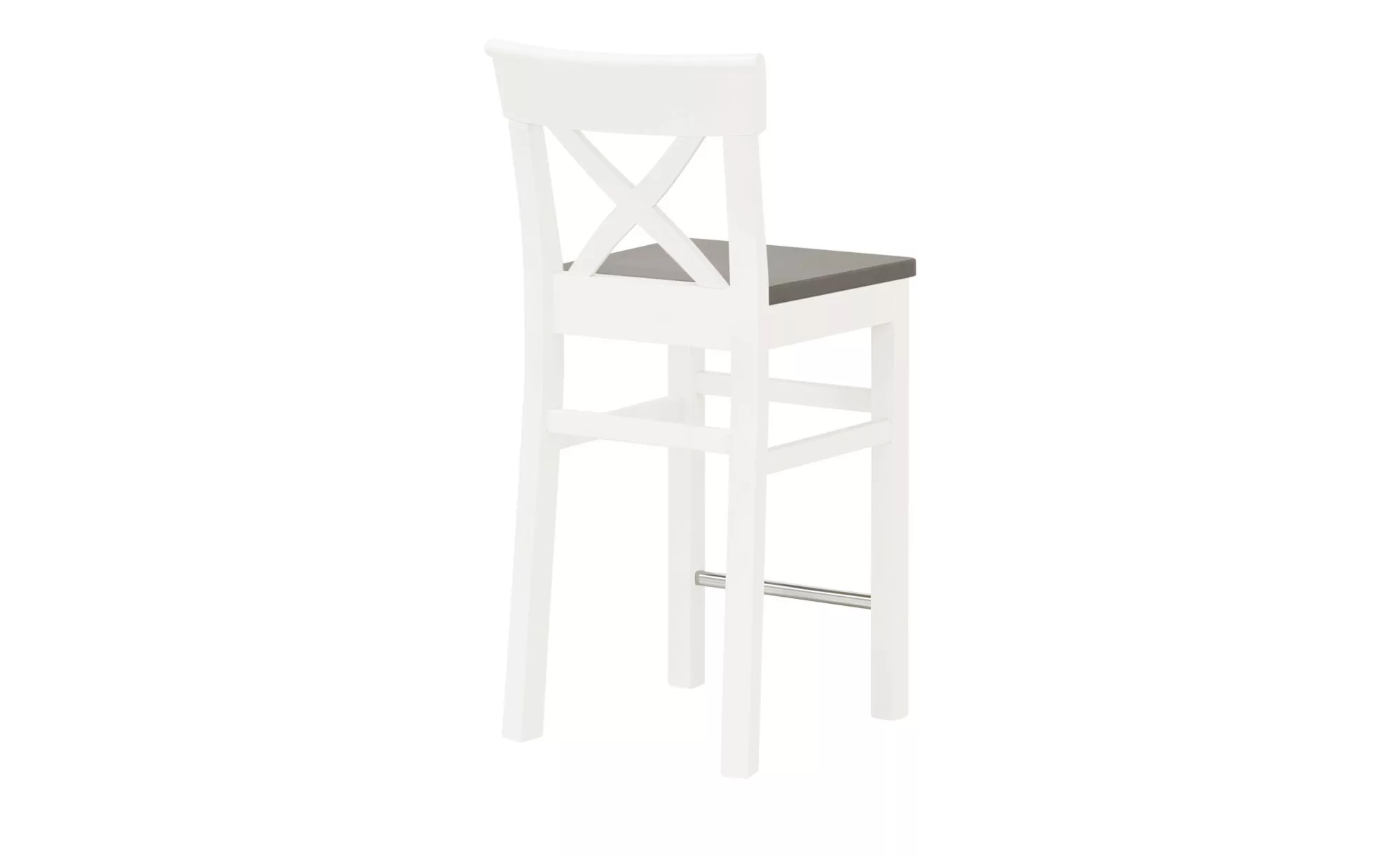 maison bleue Barstuhl  Florian ¦ weiß ¦ Maße (cm): B: 43,5 H: 96 T: 44.0 Po günstig online kaufen