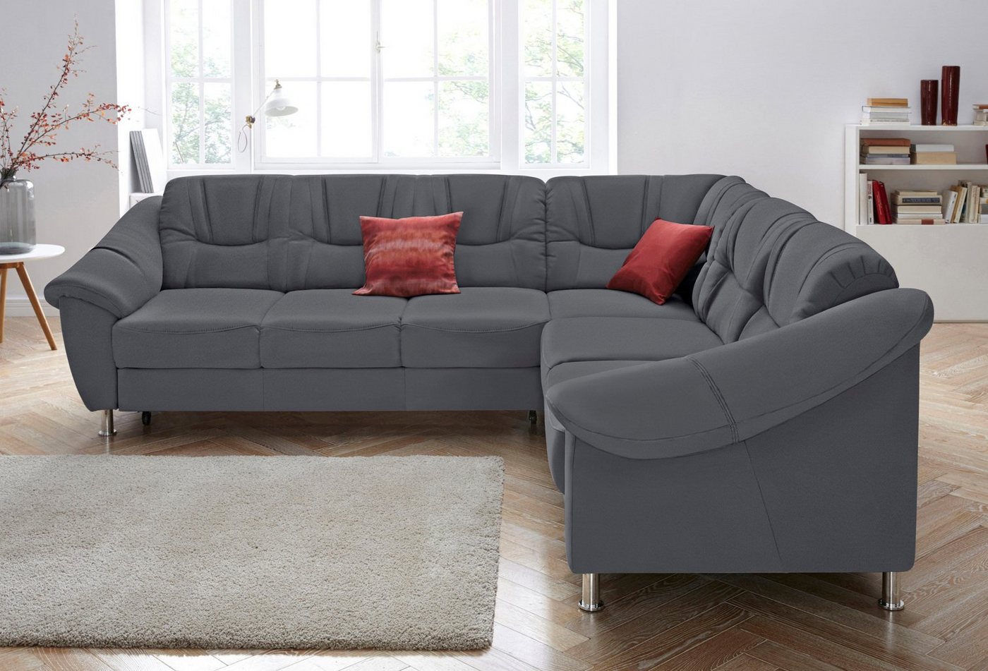 sit&more Ecksofa "Salsa L-Form", mit Federkern, wahlweise mit Bettfunktion günstig online kaufen