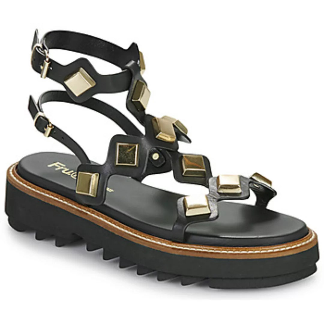 Fru.it  Sandalen 8715-100-HELGA-NERO-TEXANO-NEGRO günstig online kaufen