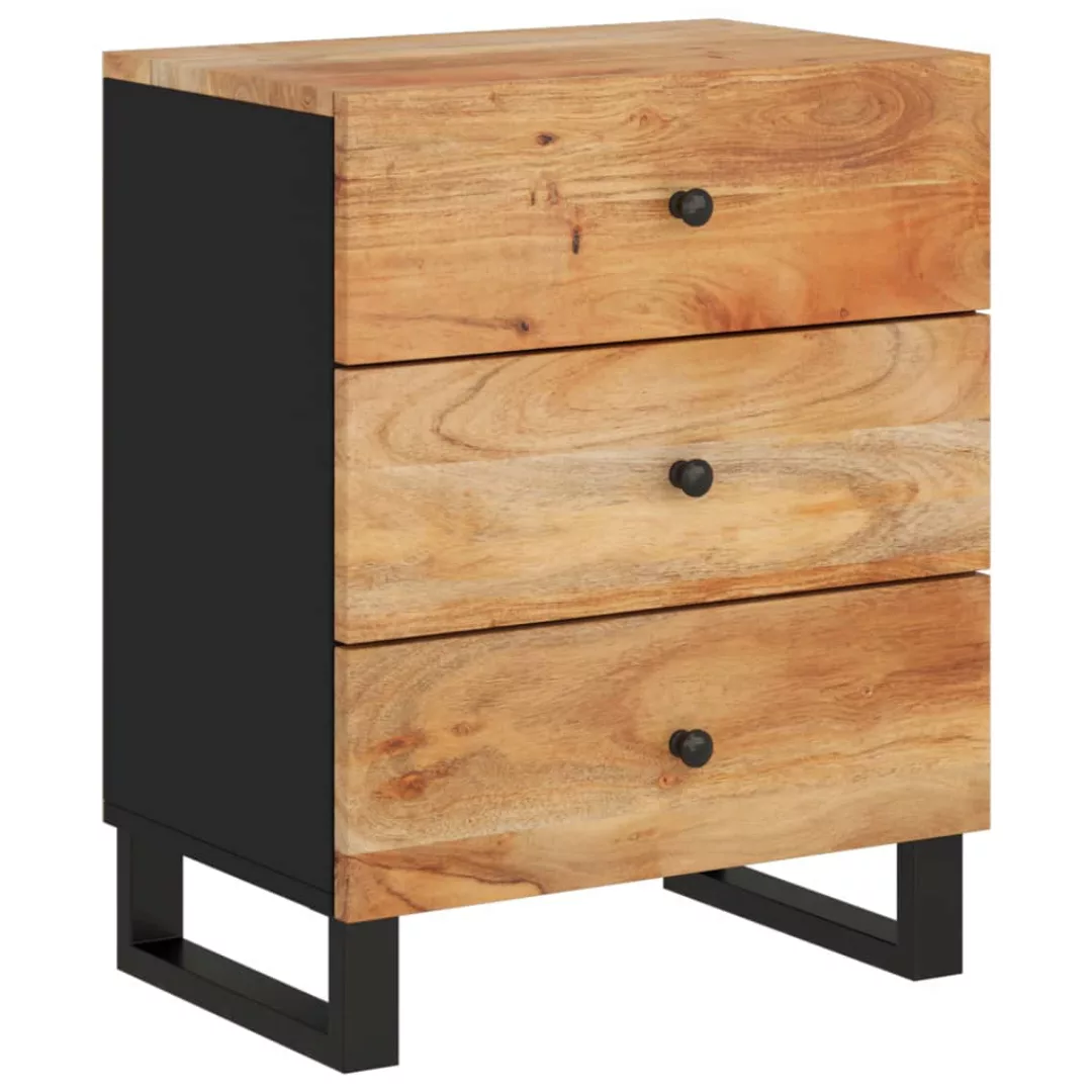 Vidaxl Nachttisch 50x33x62 Cm Massivholz Akazie & Holzwerkstoff günstig online kaufen