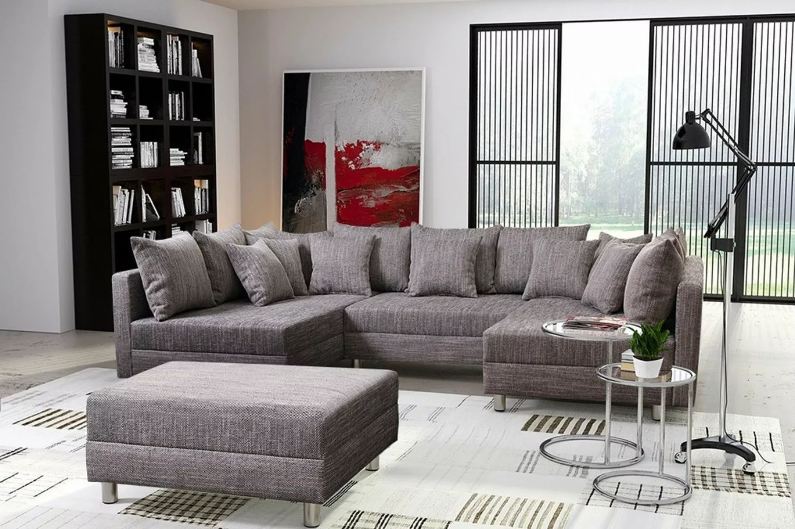 Küchen-Preisbombe Sofa Wohnlandschaft Couch Ecksofa Eckcouch Gewebestoff he günstig online kaufen