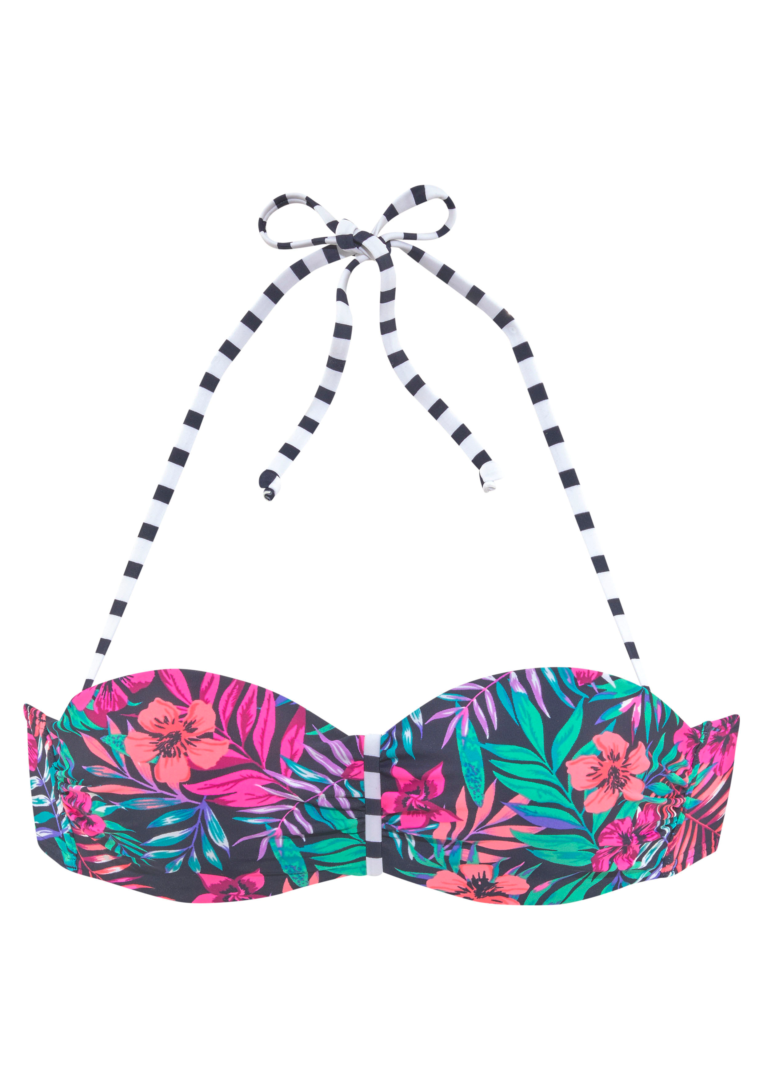 Venice Beach Bandeau-Bikini-Top "Summer", mit geraffter Mitte günstig online kaufen
