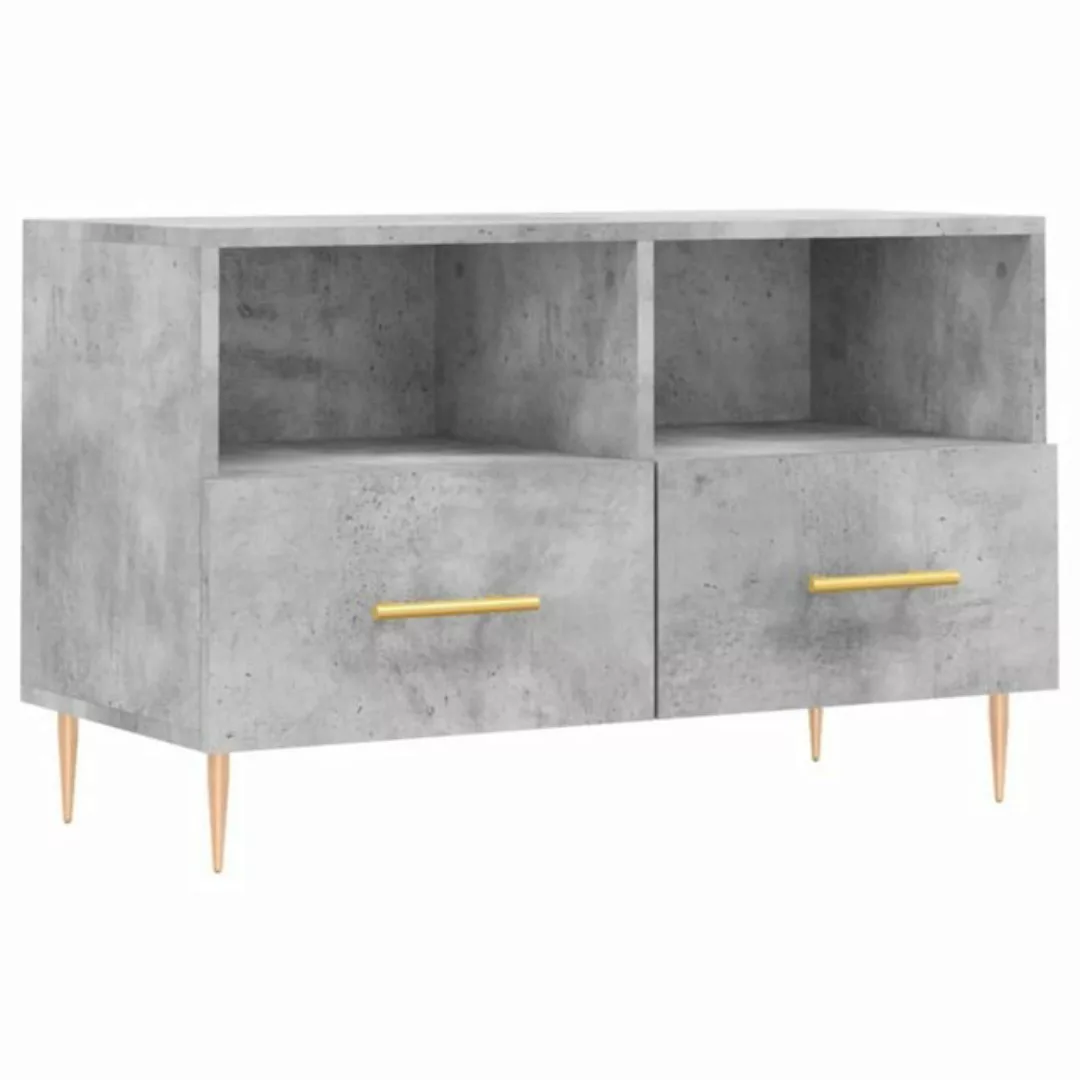 vidaXL TV-Schrank TV-Schrank Betongrau 80x36x50 cm Holzwerkstoff günstig online kaufen