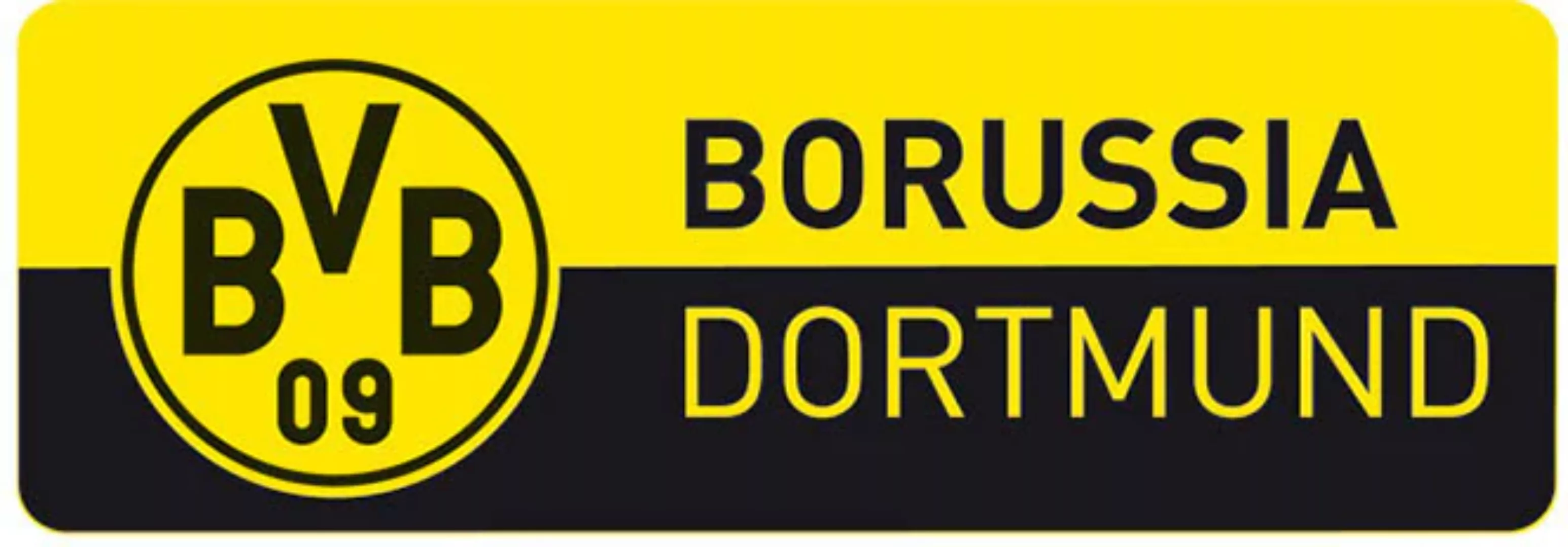 Wall-Art Wandtattoo »Fußball BVB 09 Logo Banner«, (1 St.), selbstklebend, e günstig online kaufen