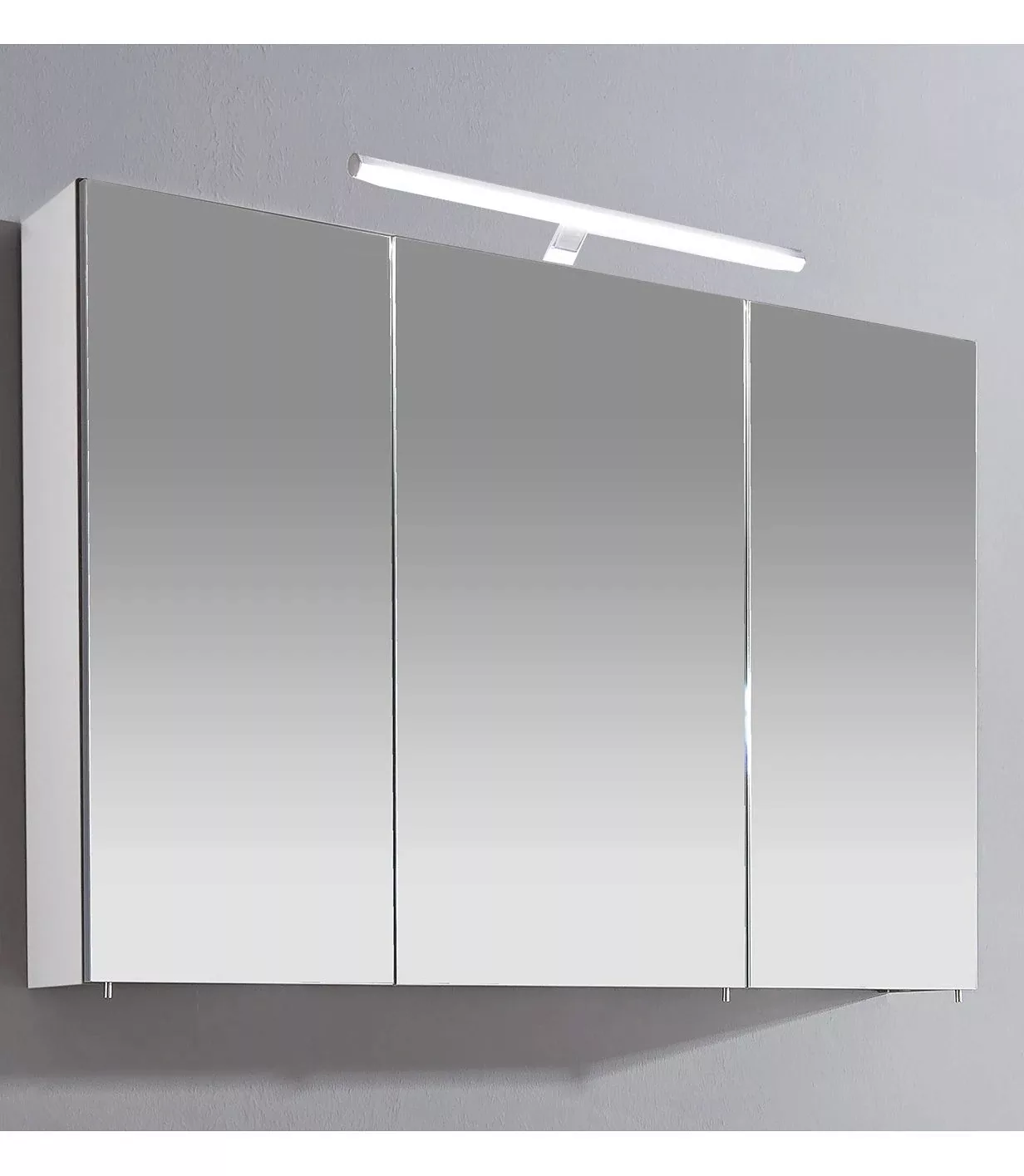 Schildmeyer Spiegelschrank "Irene", Breite 100 cm, 3-türig, LED-Beleuchtung günstig online kaufen