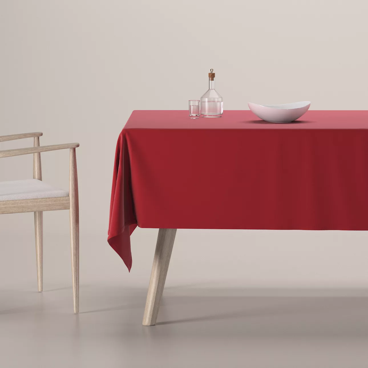 Rechteckige Tischdecke, rot, Velvet (704-15) günstig online kaufen