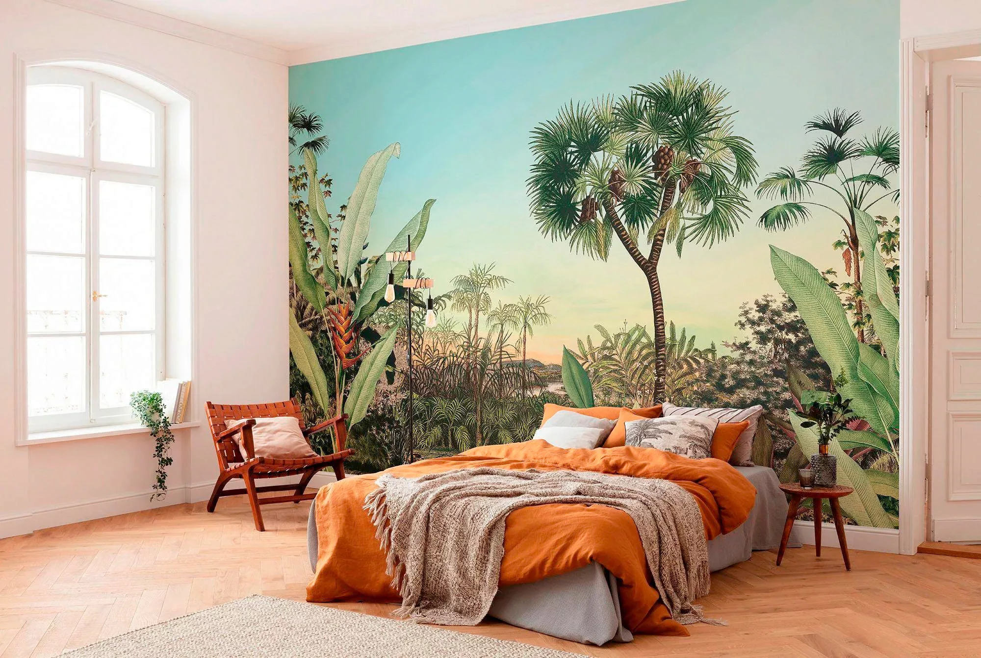 Sanders & Sanders Fototapete Dschungel Grün 350 x 250 cm 611853 günstig online kaufen