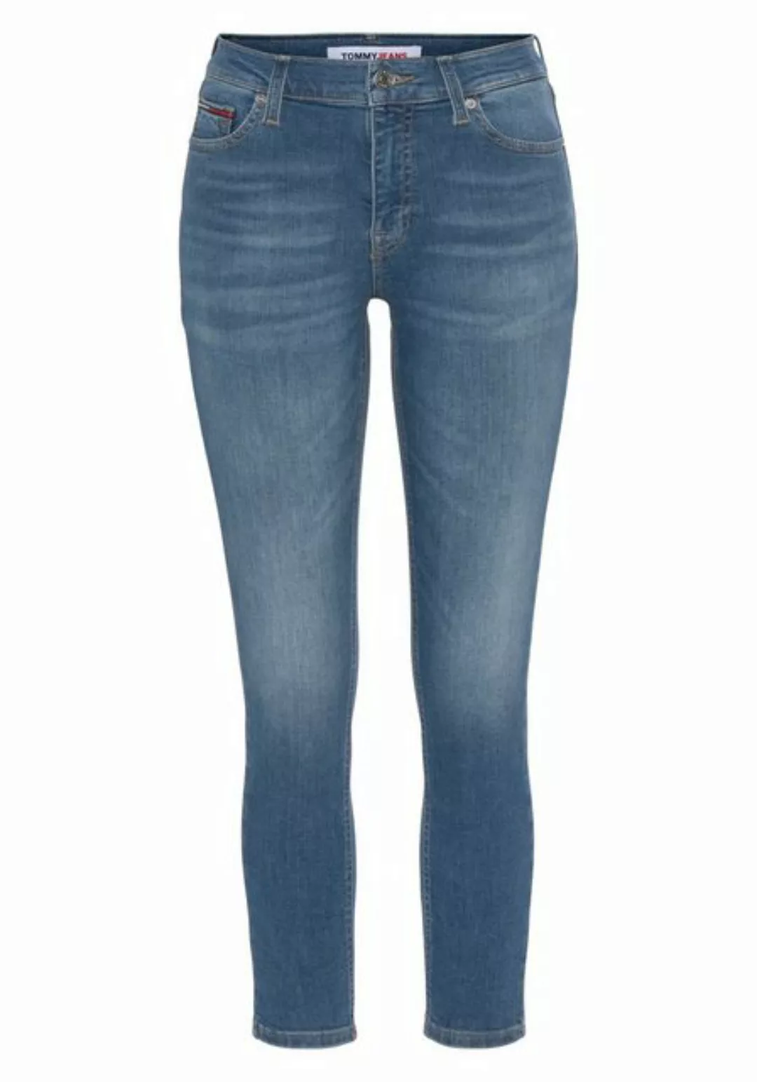 Tommy Jeans Skinny-fit-Jeans mit Logobadge und Logostickerei günstig online kaufen