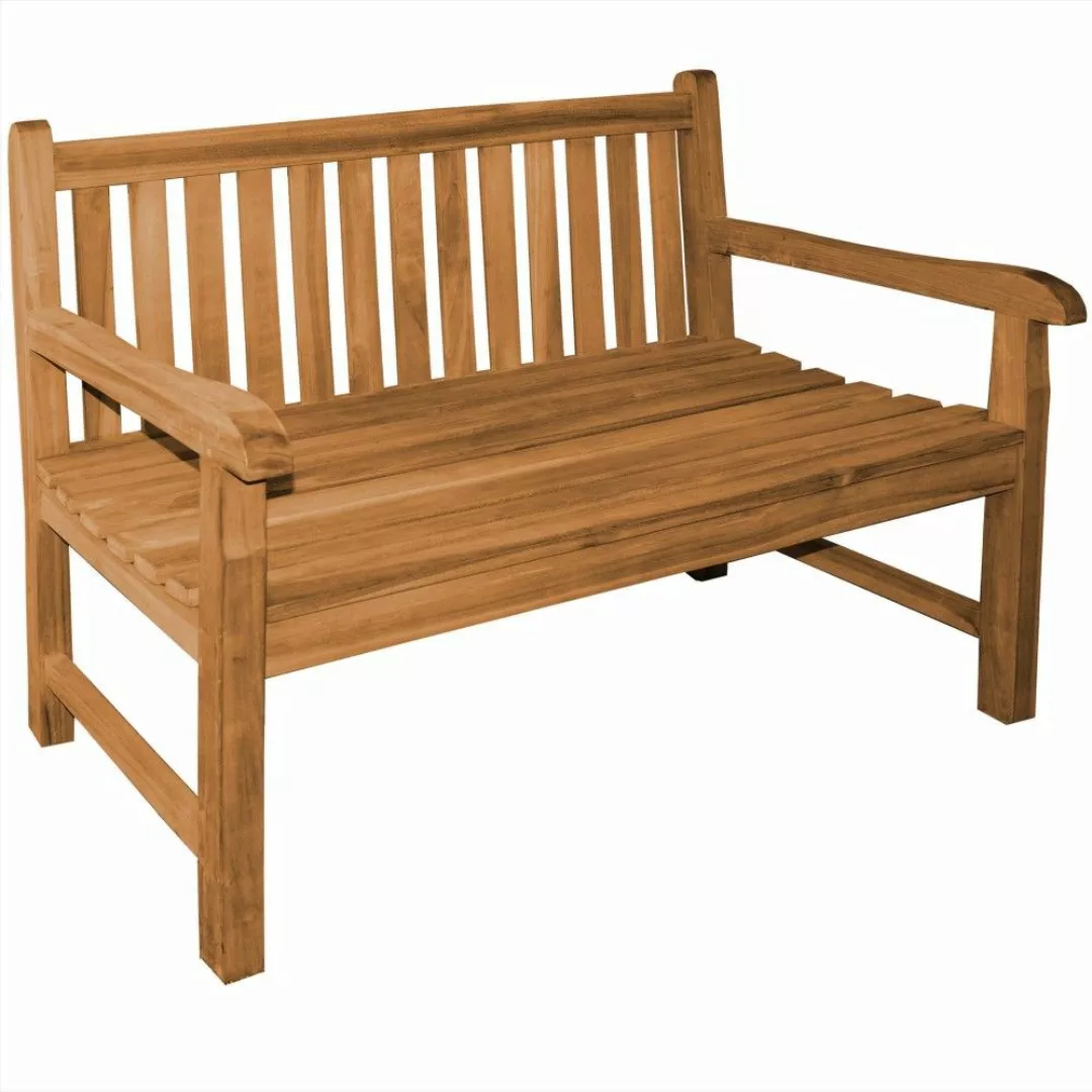 Gartenbank Piceno Teak Massivholz Breite 120 Cm günstig online kaufen