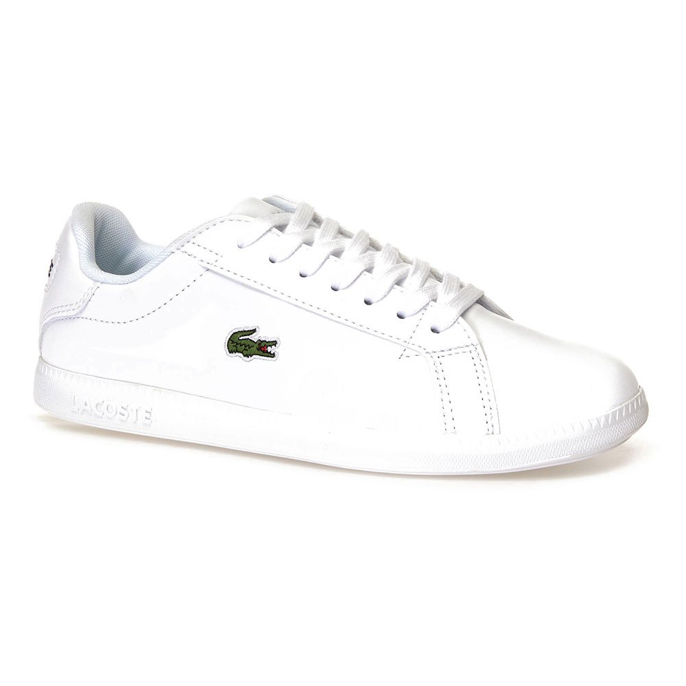 Lacoste – Graduate BL 1 – Weiße Leder-Sneaker günstig online kaufen