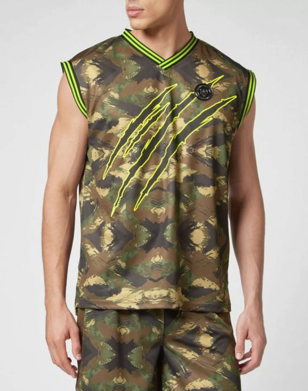 PLEIN SPORT T-Shirt "Tanktop Camouflage" günstig online kaufen