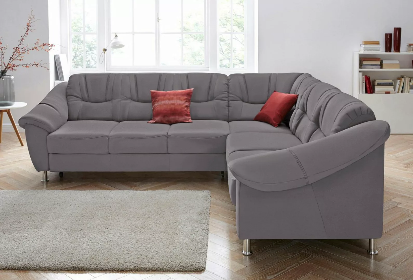 sit&more Ecksofa "Salsa L-Form", mit Federkern, wahlweise mit Bettfunktion günstig online kaufen