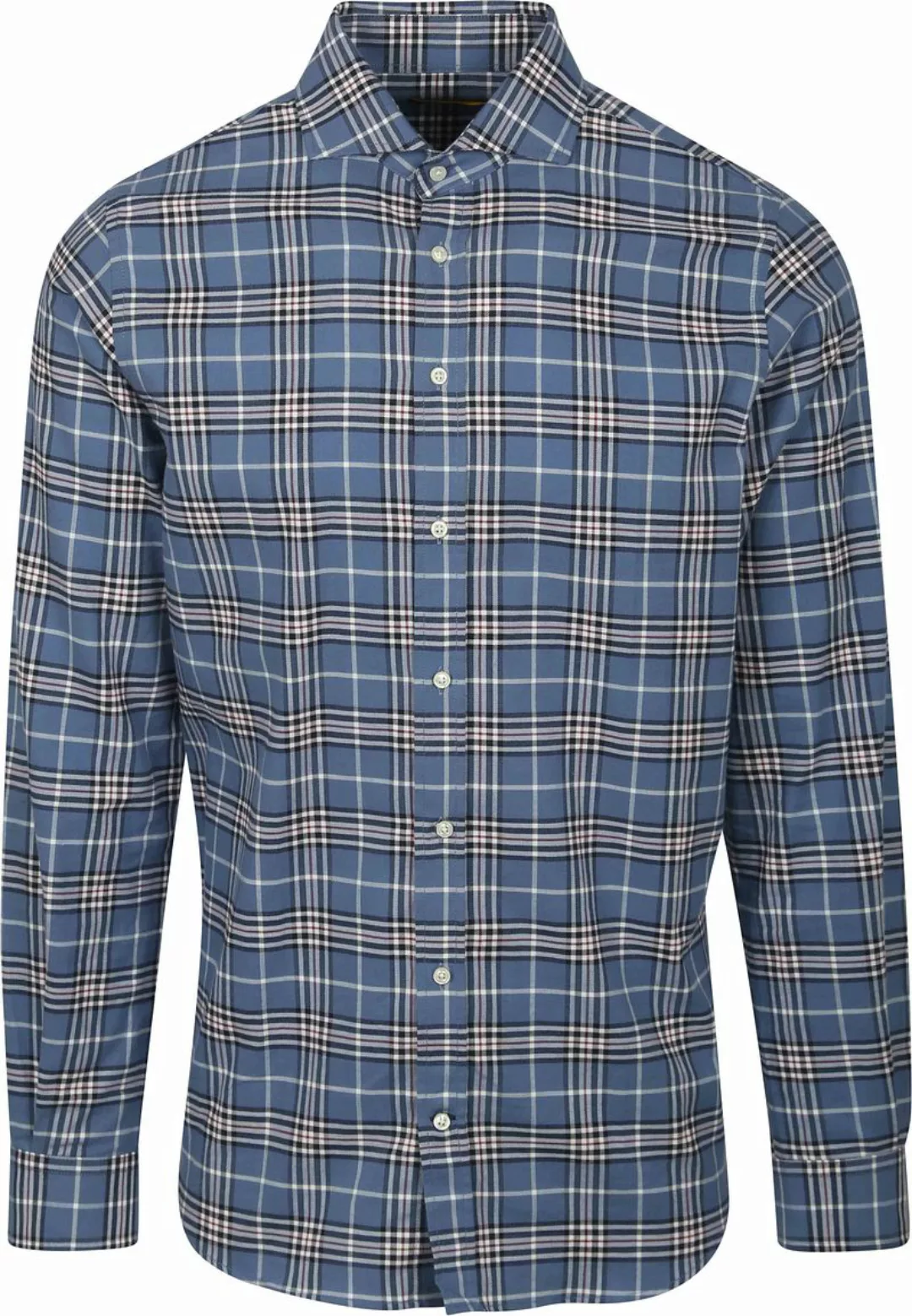 Steppin' Out Flanel Hemd Karos Blau - Größe XXL günstig online kaufen