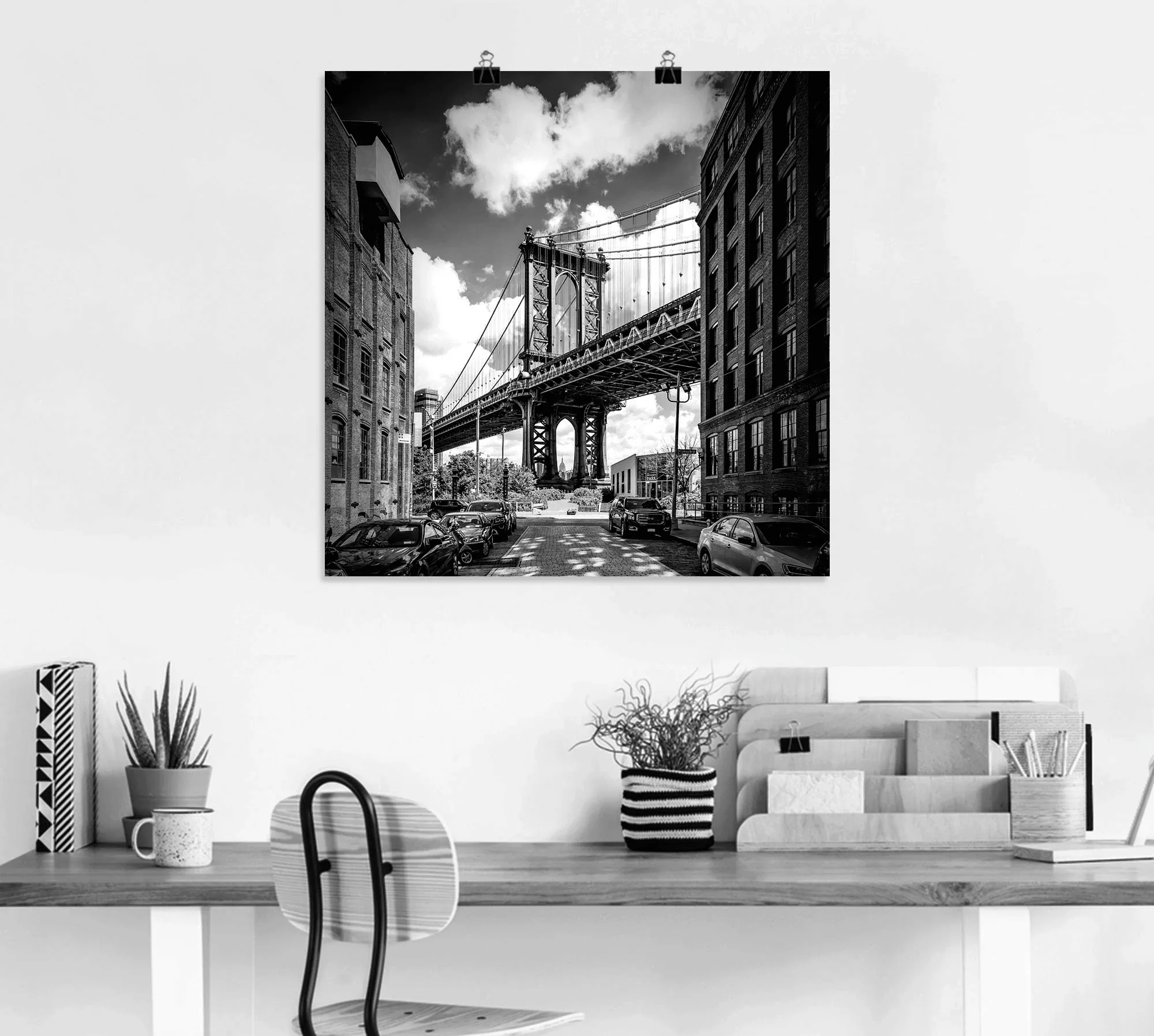 Artland Poster "New York City Manhattan Bridge I", Amerika, (1 St.), als Al günstig online kaufen