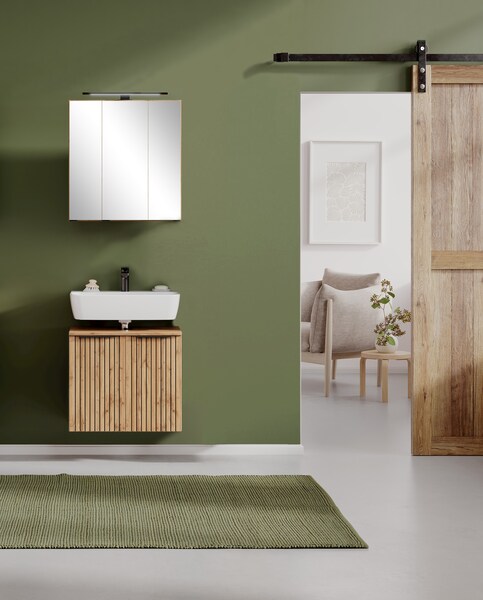 welltime Badezimmer-Set "Welltime Möbel, Carlton Unterbecken-Set 2teilig, 6 günstig online kaufen