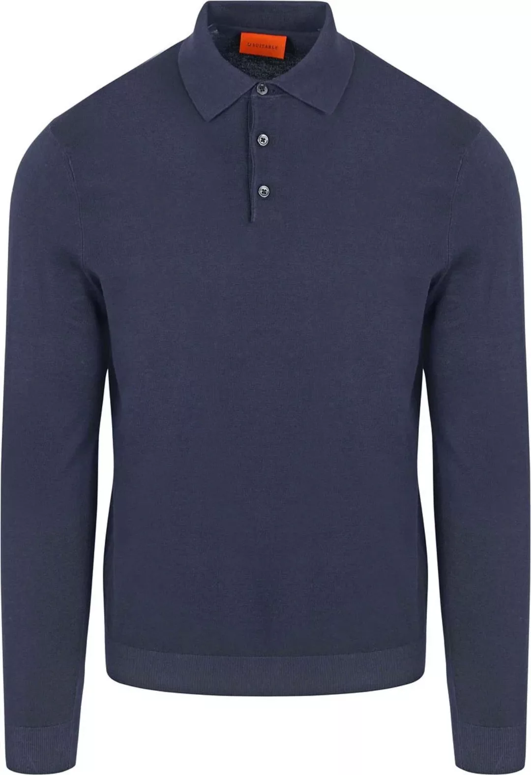 Suitable Compact Cotton Poloshirt Navy - Größe M günstig online kaufen