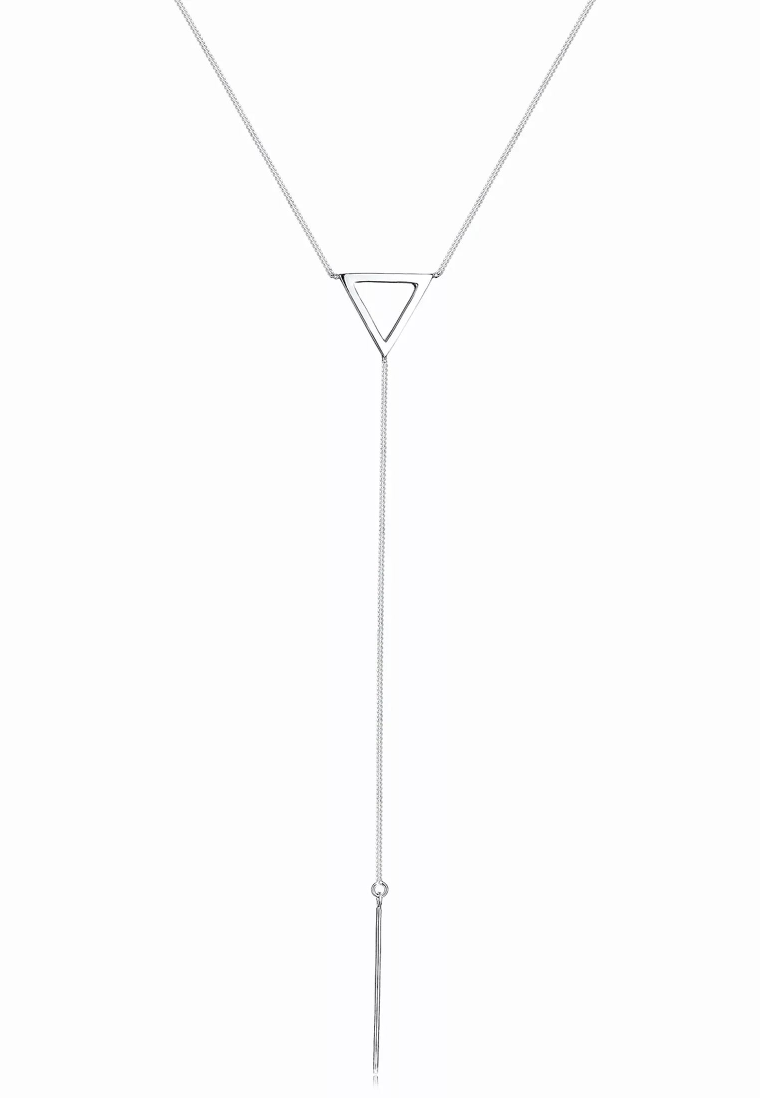 Elli Collierkettchen "Y-Kette Dreieck Geo Trend 925 Silber" günstig online kaufen