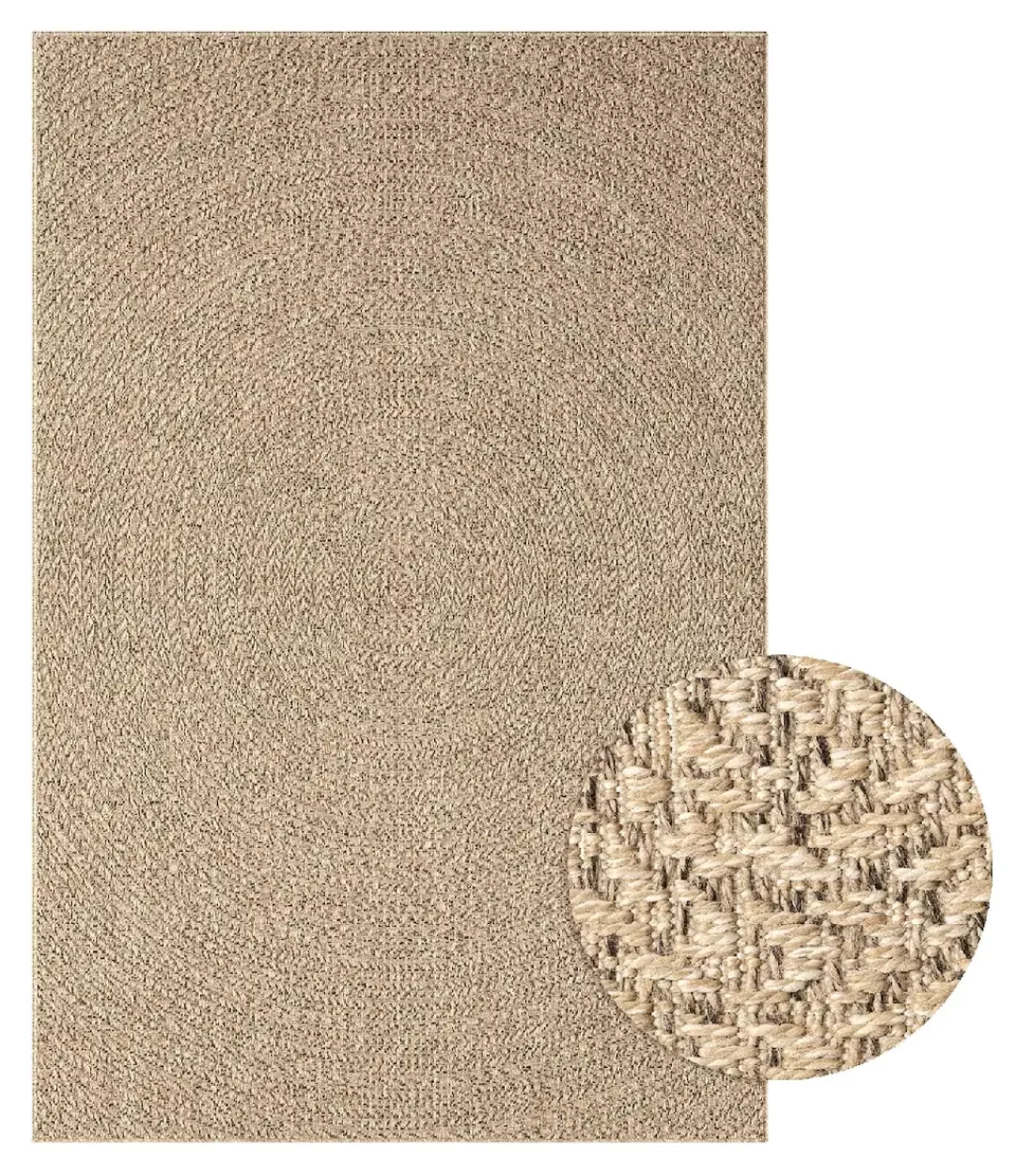 the carpet Teppich »Kansas«, rechteckig, 1 mm Höhe, moderner robuster In un günstig online kaufen