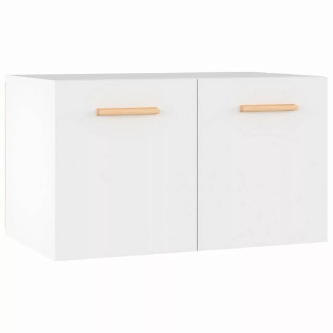 vidaXL Hängeschrank Wandschrank Weiß 60x36,5x35 cm Holzwerkstoff (1-St) günstig online kaufen