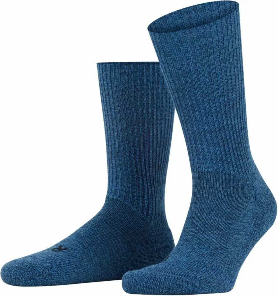 FALKE Walkie Ergo Socken, 46-48, Blau, Uni, Schurwolle, 16480-666005 günstig online kaufen