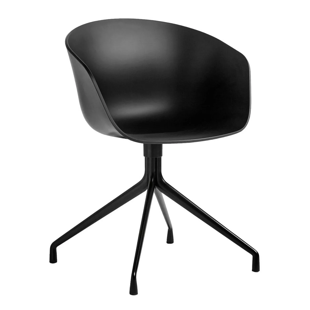 HAY - About a Chair AAC 20 Drehstuhl Gestell schwarz - schwarz/Sitzschale P günstig online kaufen