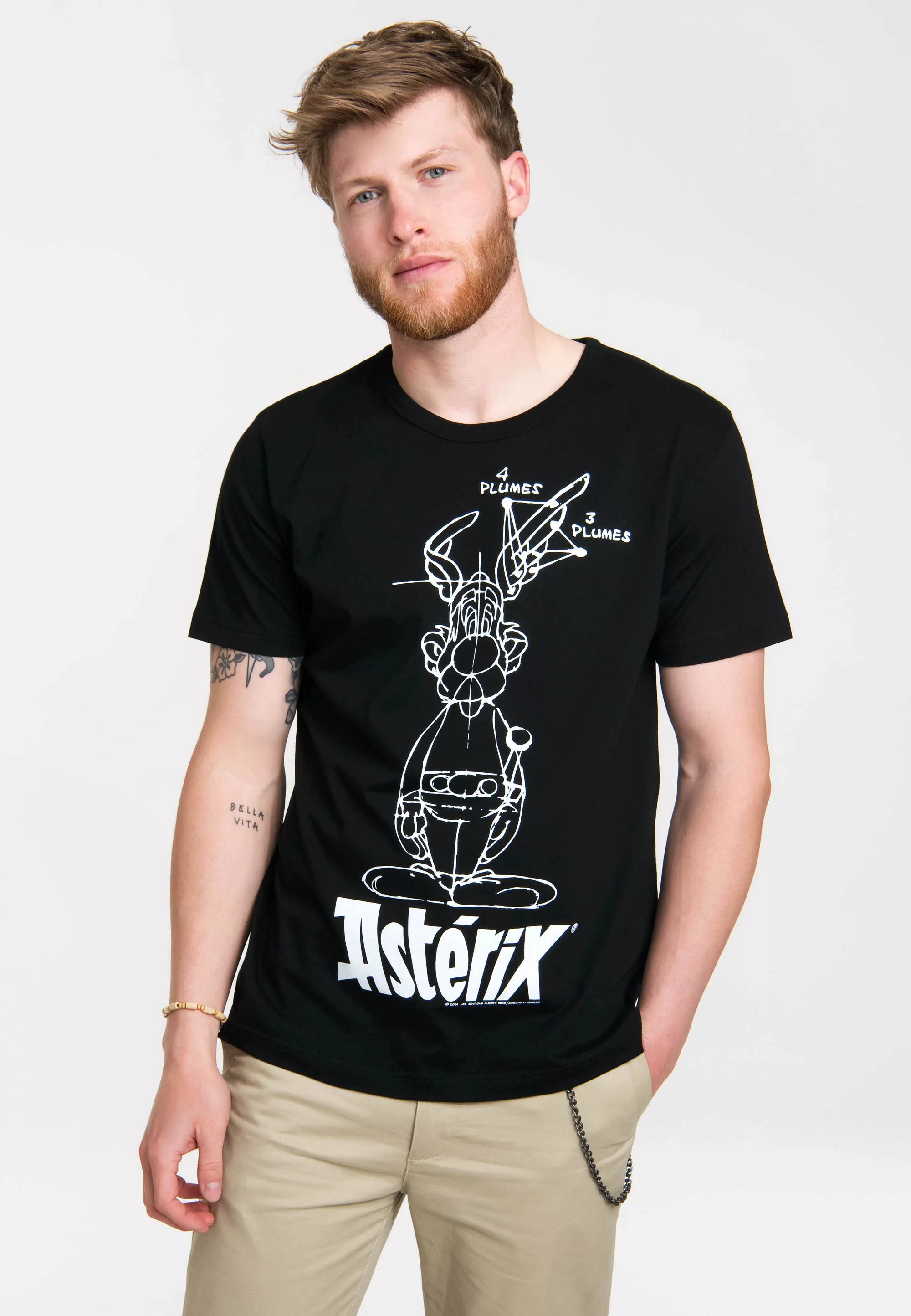 LOGOSHIRT T-Shirt "Asterix der Gallier", mit lizenzierten Originaldesign günstig online kaufen