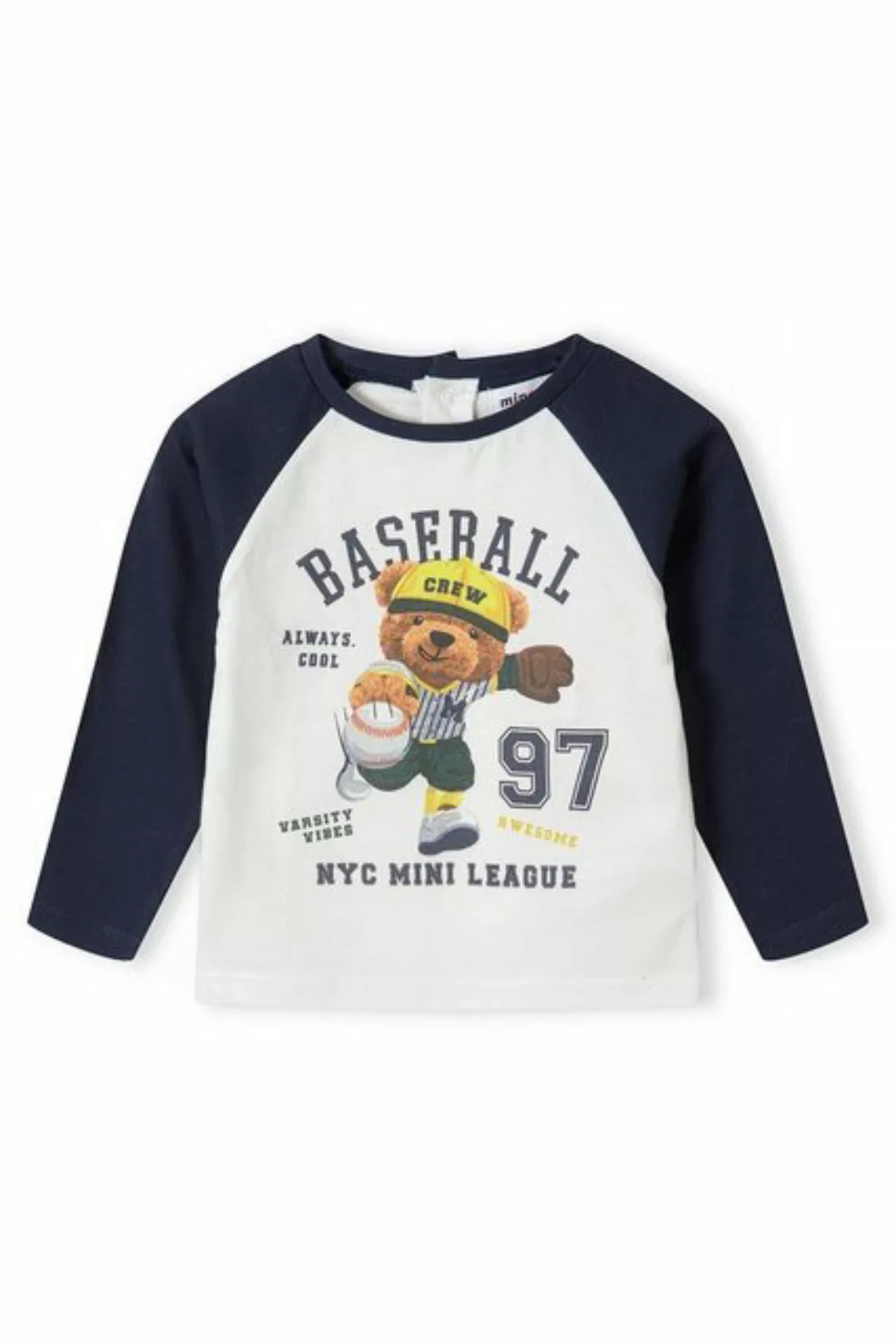 MINOTI Langarmshirt im Baseball-Look (3m-3y) günstig online kaufen