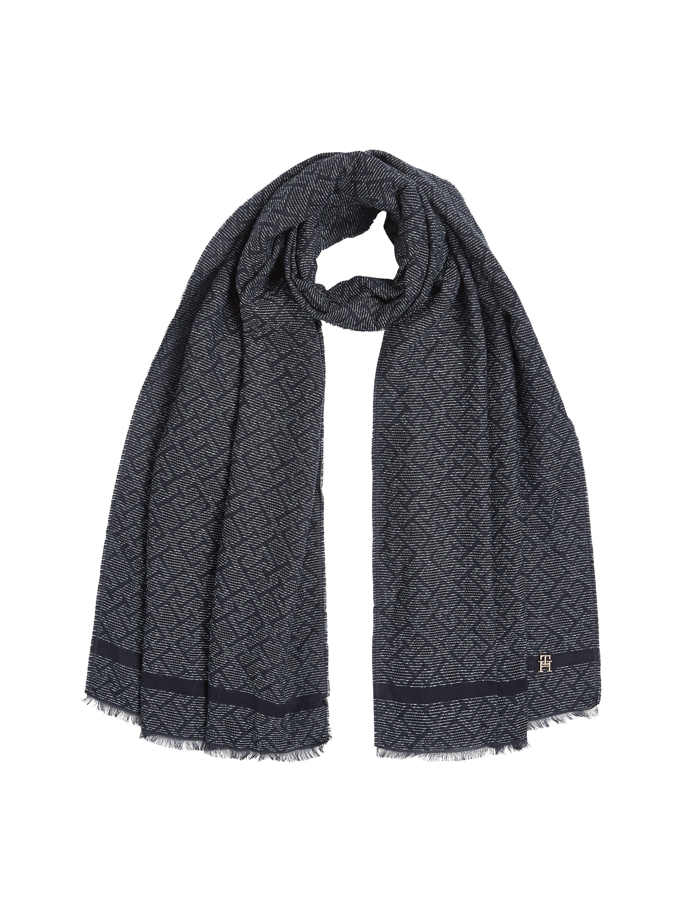 Tommy Hilfiger Schal TH MONOGRAM SCARF, günstig online kaufen