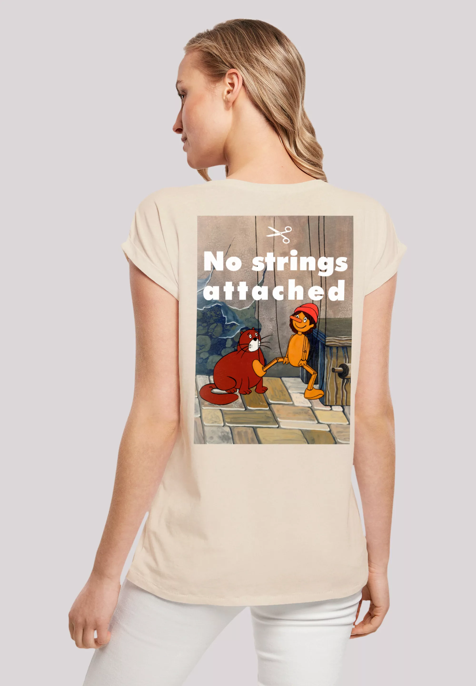 F4NT4STIC T-Shirt "Pinocchio No Strings Attached", Retro, Heroes of Childho günstig online kaufen