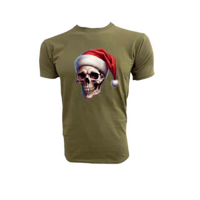 PAULGOS Strandshirt Herren T-Shirt "Totenkopf Weihnachten günstig online kaufen