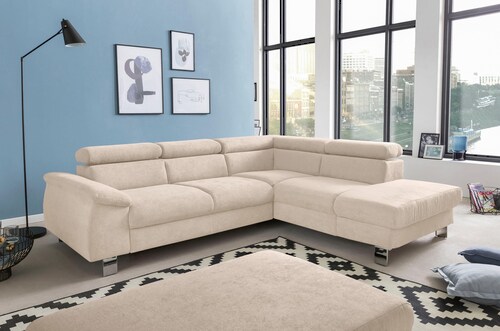 COTTA Polstergarnitur »Komaris L-Form«, (Set), Set bestehend aus: Ecksofa m günstig online kaufen