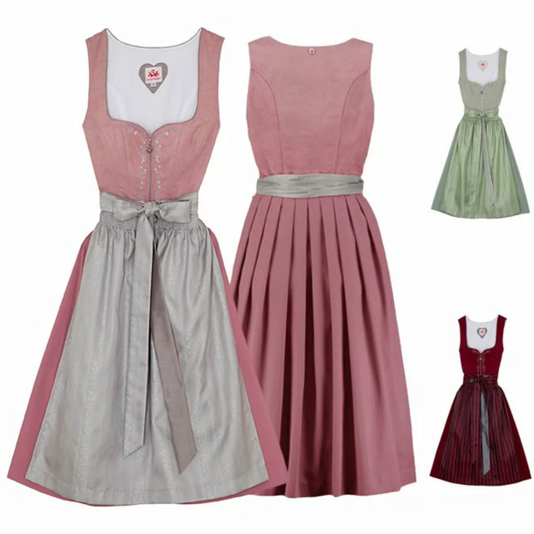 Spieth & Wensky Dirndl Daria Dirndl Dirndl Daria Midi-Dirndl Kleid 2-teilig günstig online kaufen