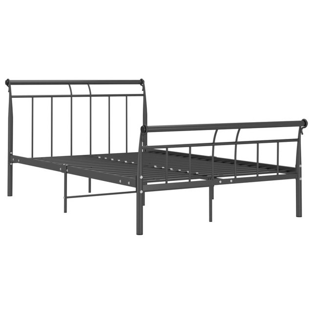 Bettgestell Schwarz Metall 120x200 Cm günstig online kaufen