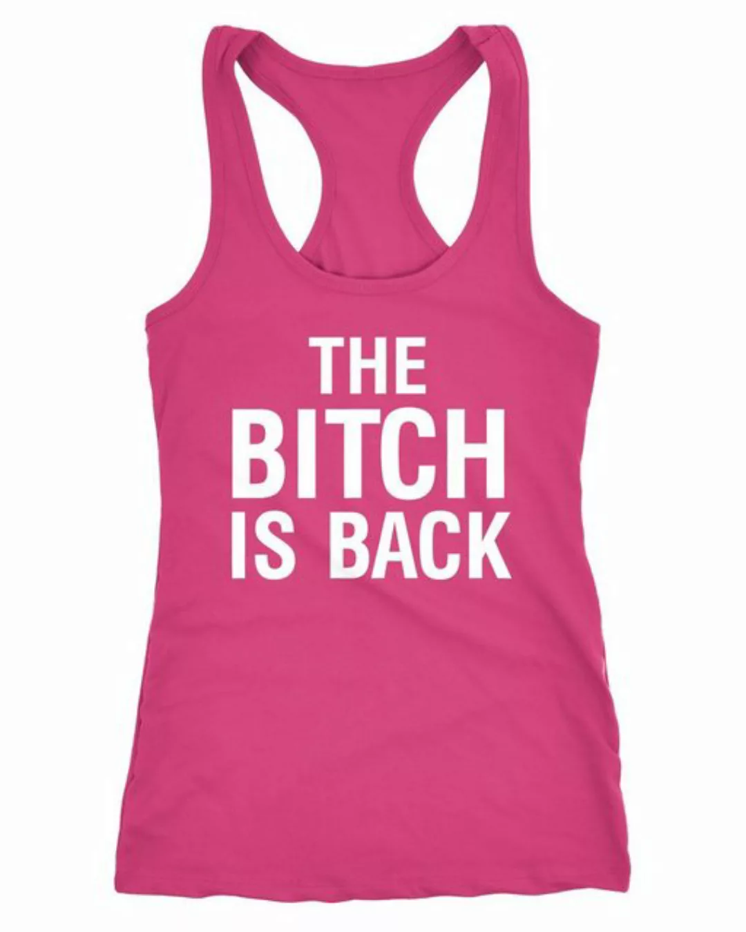 MoonWorks Tanktop Damen Tank-Top Shirt The Bitch is back Racerback Moonwork günstig online kaufen