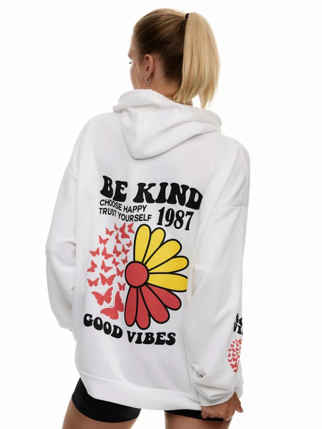 Worldclassca Hoodie Worldclassca Oversized BE KIND Hoodie Kapuzenpullover S günstig online kaufen