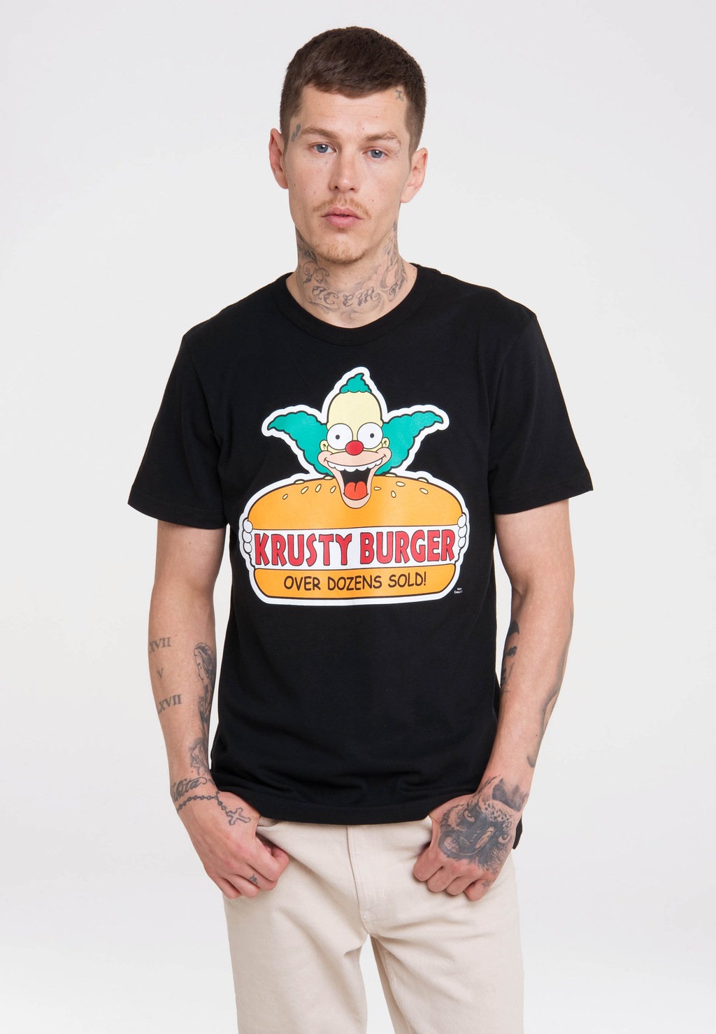 LOGOSHIRT T-Shirt "Simpsons - Krusty Burger", mit lizenziertem Originaldesi günstig online kaufen